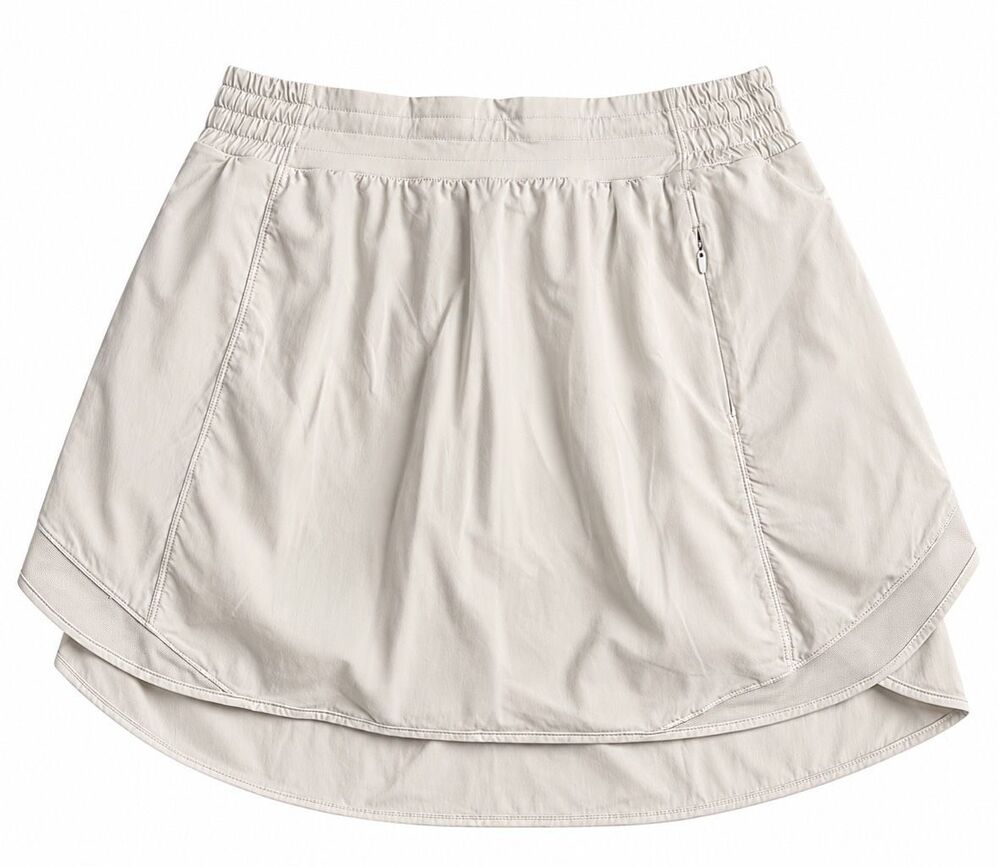 Lululemon Hotty Hot High Rise White Skirt Skort Size 10